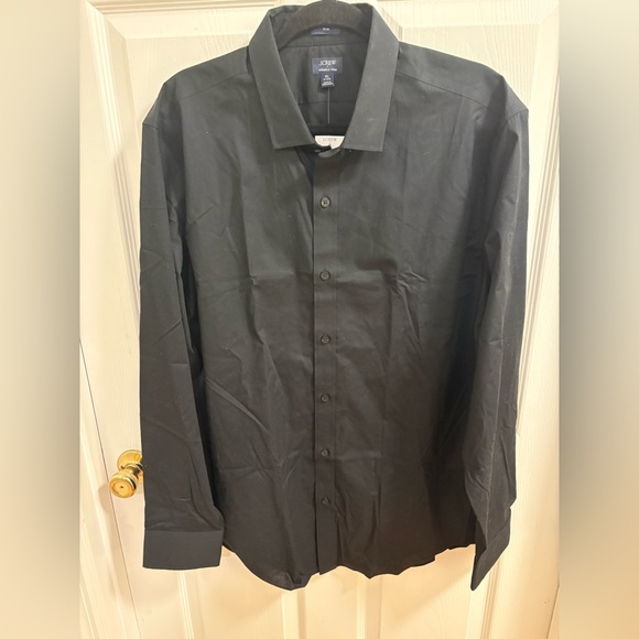 J. Crew Factory Other - J Crew factory wrinkle free black men’s dress shirt, size 17 to 17.5, NWT
